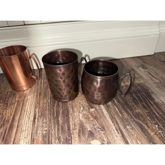 Lot of 4 World Tableware CMM-200 100 Copper MUG Moscow Mule 4" - Picture 2 of 6